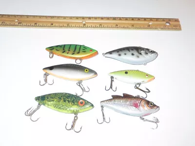 Lot Of 6 Cordell Super Spot Matzuo Rad Shad Lipless Lures And More • $10.99