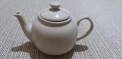 Marks And Spencer (M&S) Small Off-White/Cream Stoneware Teapot A • £3.99