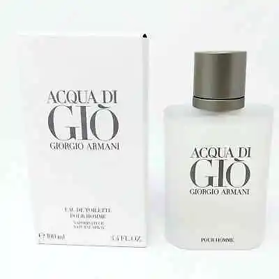 Acqua Di Gio Giorgio Armani 3.3 3.4 Oz EDT Spray Cologne For Men New Testr • $44.99