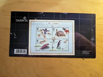 Royal Mail Darwin Mini Sheet. MNH • £2.11