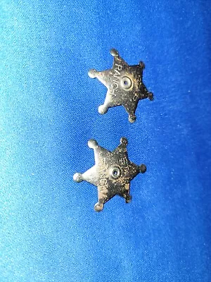 Vintage Star Ranch Metal Toy Sheriff’s Badge From Child’s Chaps 1950’s 1.5  • $8.09