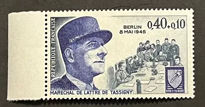 Travelstamps: 1970 France Stamps Scott #B442 Marshal De Lattre De Tassigny MNHOG • $3.99