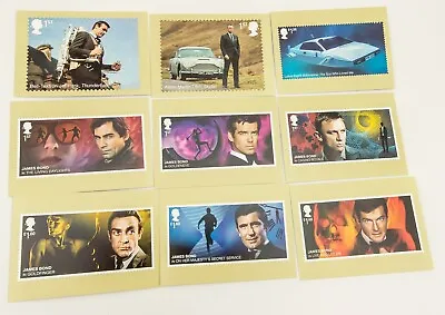 PHQ Postcards 2020 Set 468 - JAMES BOND - MINT • £7