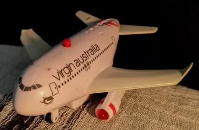 VIRGIN Australia Airlines Toy Miniature Aeroplane Battery Operated Toy Model • $38