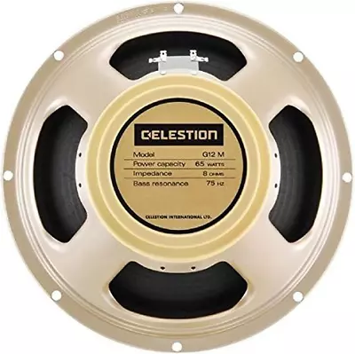 G12M-65 Creamback 12-Inch 8-Ohm 65-Watt Guitar Speaker • $240.99