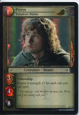 Lord Of The Rings CCG Foil Ages End 19P30 Pippin Steadfast Friend • £3.19