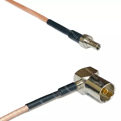 RG316 CRC9 Male To DVB Pal Female Angle RF Cable Rapid-SHIP LOT • $11.24