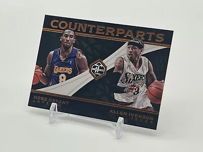 2016-17 Limited Basketball Counterparts Iverson/Bryant Sixers Lakers • $15