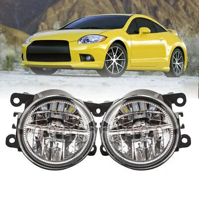 Front Bumper LED Fog Light Lamps For Mitsubishi 2006-2012 Eclipse/Endeavor PAIR • $22.63