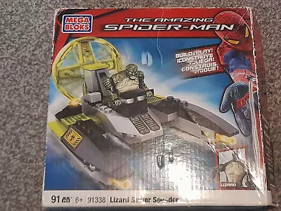 Mega Bloks Marvel The Amazing Spiderman Lizard Sewer Speeder Brand New In Box • £9.49