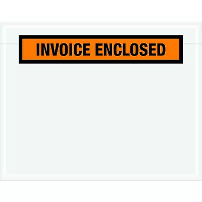 TLPL23  Invoice Enclosed  Envelopes Panel Face 7  X 5 1/2  Orange (Pack Of 10 • $96.99