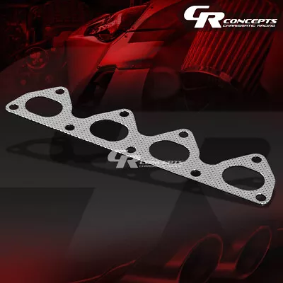 Header Exhaust Flange Preforated Aluminum Gasket For 93-96 Prelude 2.2l H22a1 Bb • $8.98