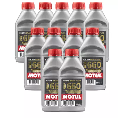 Motul RBF 660 Factory Line 100% Synthetic Racing Brake Fluid 101667 500ml 11 Pac • $199.80