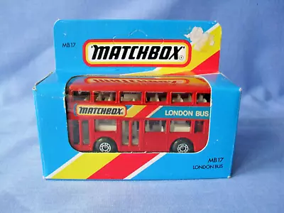 Matchbox Superfast MB17 London Bus MATCHBOX LONDON BUS - Sealed New - 1981. • £3.95