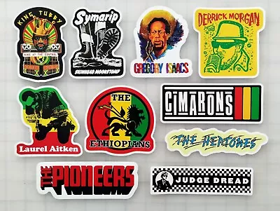 Classic Reggae & Ska Sticker Lot (10 Stickers) SET 2 Stoner Jah Rasta Skinhead • $12.99