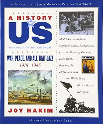 A History Of US: War Peace And All That Jazz: 1918-1945 A History Of US Book  • $3.79