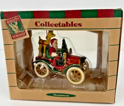 Montgomery Ward Rudolph's Workshop Collectibles Santa Claus In Antique Car • $14.99