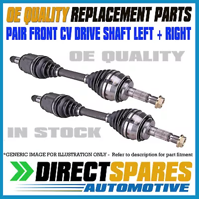 Left + Right CV Joint Shaft Mazda Bravo 2002-2006 UF UN B2500 B2600 4x4 Ute • $227.95