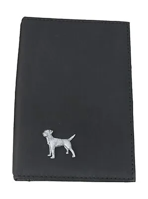 £29.99 • Buy Border Terrier Black Leather Shotgun/Firearms Certificate Holder 37