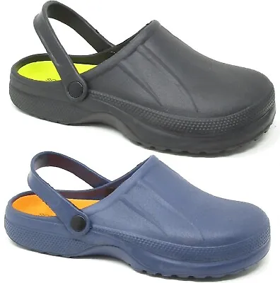 £9.95 • Buy Mens Summer Garden Pool Nursing Hospital Clog Mule Beach Rubber Sandals Shoes