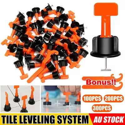 Tile Leveling System Clips Levelling Spacer Tiling Tool Floor Wall Wrench NEW • $10.90