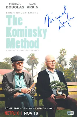 Michael Douglas Signed Autograph The Kominsky Method 12X18 Photo Beckett BAS • $450