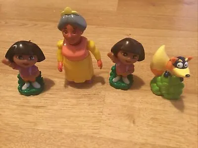 £4.99 • Buy Dora The Explorer, Grandma, Swiper Plastic Figures, Cake Toppers