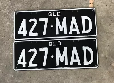  427-MAD Number Plate Big Block Chev Ford Holden Camarocorvette Muscle Car • $500