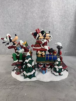 Disney Parks Santa Mickey Train 7” Mickey Minnie Goofy Chip And Dale • $99.98