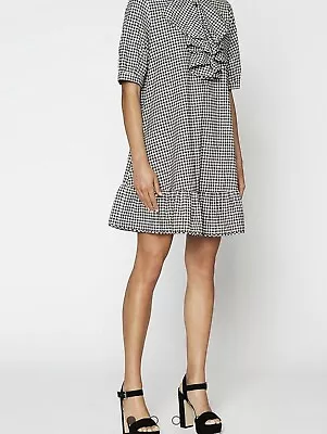 $275 • Buy Scanlan Theodore Gingham Mini Dress, Aus Size 10, US 6