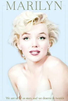 (LAMINATED) MARILYN MONROE QUOTES ALL STARS POSTER (61x91cm) PICTURE PRINT ART • $8.12