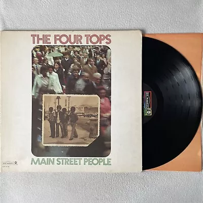 The Four Tops - Main Street People Vinyl LP Record (UK 1973 Dunhill DSX 50144) • £4