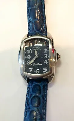 INVICTA 0684 Lupah Trintite Special Edition Blue Band Watch - Pre-Loved - Runs • $80