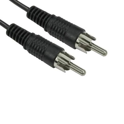£2.79 • Buy Single RCA Cable 10m Long Phono Lead Male To Male Plug Mono Audio 10 Metre