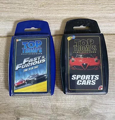 £8.95 • Buy Top Trumps Fast And Furious & Sports Cars Card Games