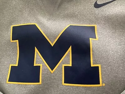 Michigan Nike Dry Fit Men’s Grey Hoody Awesome Mint! Size XXL  Go Blue🔥🔥🔥 • $16.99