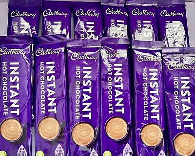 10 Cadburys Hot Chocolate 28g Sachets. Hot Chocolate Instant Drink. Add Water. • £5.99