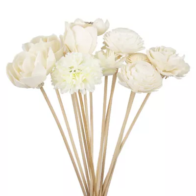 11Pcs Artificial Flower Rattan Reed Sticks No Fire Aroma Diffuser Home Fragrance • $8.79