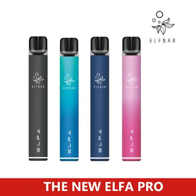 Elf Bar Elfa Pro Pod Kit Rechargeable Vape Pen 2ml Prefilled 20mg All Colours • £5.49