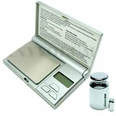 100g X 0.01g Digital Pocket Scale .01g Jewelry Scale With Calibration Weights • $12.99