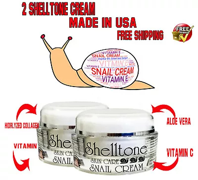 2 SHELLTONE CREAMCELLTONE BABA DE CARACOL SNAIL. Snailcellulas Madrepine Bark • $21.50