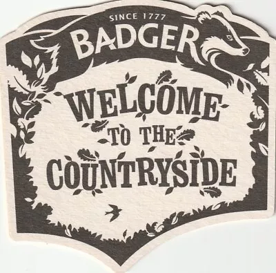 BEER MAT - HALL&WOODHOUSE BREWERY- WELCOME TO THE COUNTRYSIDE - (Cat 183)-(2013) • £1.50