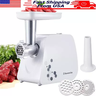 1HP Electric Meat Grinder Sausage Maker 1000W Stainless Blade&Plates Staff New • $74.99