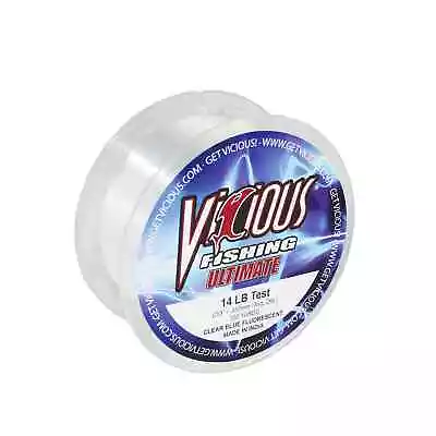 Vicious Fishing VCB Ultimate Monofilament Fishing Line Clear Blue - 330 Yards • $7.44