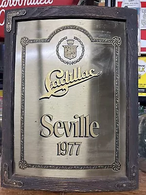 Rare Vintage Cadillac Seville 1977 Sign Gas Oil Standard Ford Chevrolet Dodge • $199.99