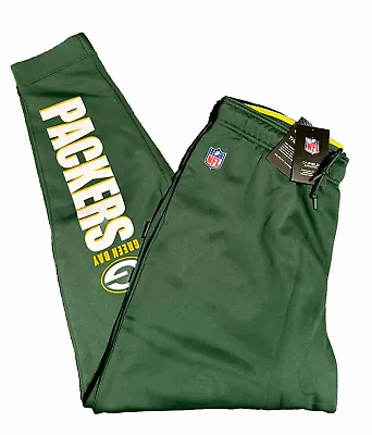 Nike NFL Green Bay Packers Team Issued Green Therma-Fit Sweat Pants Men’s Sz L. • $98