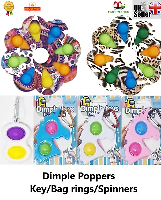 £2.95 • Buy Simple Dimple Fidget Popper Sensory Toy Autism ADHD Focus Attention Adult Kids