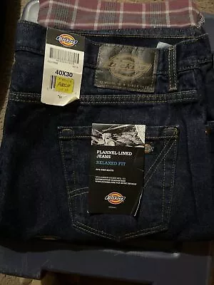40x30 Dickies Flannel Lined Relaxed Fit Jean • $15