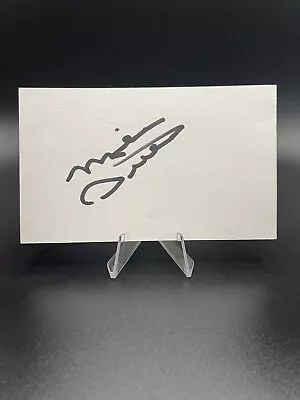 Mike Ditka Authentic Autographed Index Card Nfl Football • $25