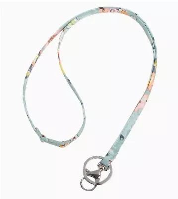 Vera Bradley Breakaway Lanyard Floating Garden Cotton NWT MSRP $20 • $4.99